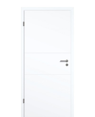 Türen & Türbeschläge Innentür Weißlack 9003 CPL großer DIN