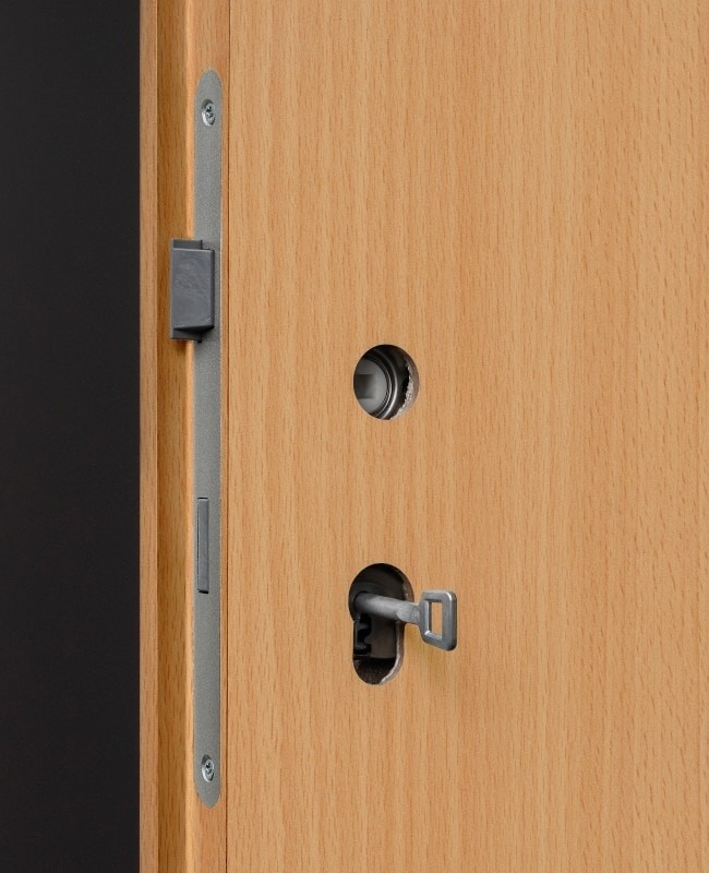 Zimmertür-Set Buche mit 60mm-Zarge CPL DK