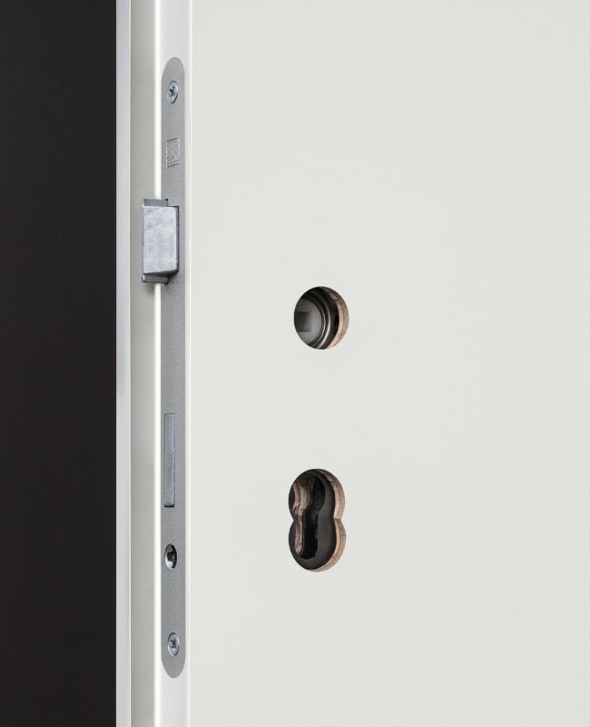 Wohnungseingangstur Schallschutztur Weiss Cpl 9010 Sk1 S32 Kk2 Rk